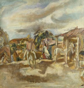 Cuban Village; Cuban Village, ca. 1917-1918 av Jules Pascin