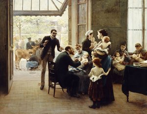 Hyllest til Louis Pasteur; Hyllest til Louis Pasteur, av Jules Scalbert