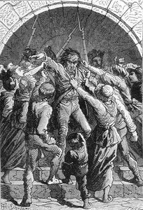 "Death to the Royalists", gravert av Stephane Pannemaker (1847-1930), fra 