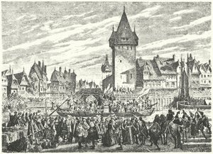 Hirsebreifahrt, transport av en last hirse med båt fra Zürich til byens allierte, Strasbourg