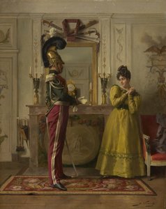 Avgang til Revyen, ca. 1876