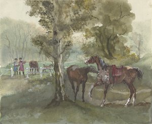 Hester på enga av Jules baron Finot