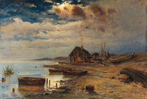 Kveldsstemning på Østersjøkysten, 1907.