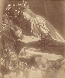 Gareth og Lynette, 1874. av Julia Margaret Cameron