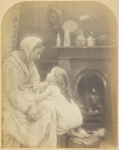 Mrs. Rachael Gurney ("Måtte Gud bringe far trygt hjem", "Three Fishers Went Sailing Into the Deep") av Julia Margaret Cameron