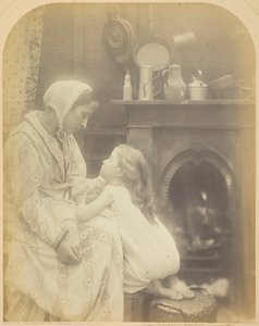 Mrs. Rachael Gurney Måtte Gud bringe far trygt hjem, tre fiskere dro på seil..., ca. 187274 av Julia Margaret Cameron