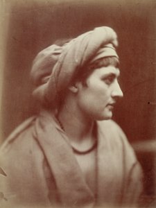 Portrett av en kvinne med turban av Julia Margaret Cameron