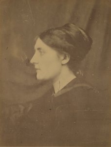 [Uidentifisert kvinne i profil], 1866-68. av Julia Margaret Cameron