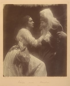 Vivien og Merlin av Julia Margaret Cameron