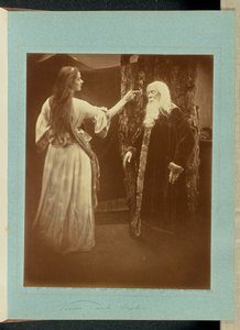 Vivien og Merlin av Julia Margaret Cameron