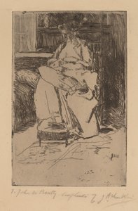 Mor og barn av Julian Alden Weir
