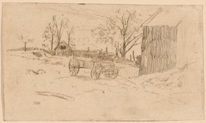 Roscoes låve av Julian Alden Weir