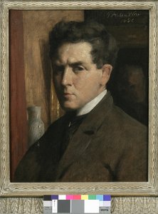 Selvportrett, 1886 av Julian Alden Weir
