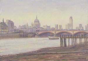 Bankside - Skumring av Julian Barrow