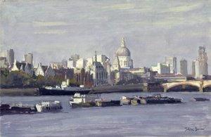 St. Pauls fra Bankside av Julian Barrow