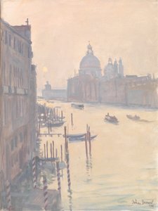 Soloppgang fra Accademia Bridge, 2009 av Julian Barrow