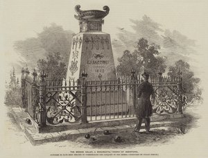 Bronsebysset, et monumentalt trofé ved Sebastopol (gravering)