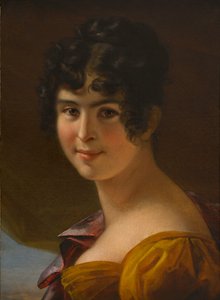 Portrett av Adele Foucher 1803-1868, ca 1820. av Julie Duvidal de Montferrier