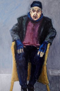 Min far, 2011 (akryl og olje på lerret) av Julie Held