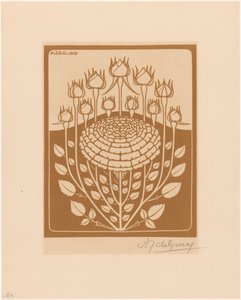 rosebusk av Julie de Graag (signed by artist)