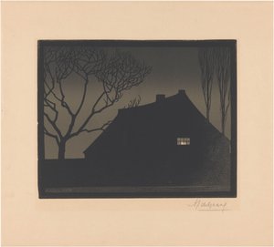 Vinterkveld av Julie de Graag (signed by artist)