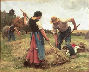Høyproduksjon, 1880 (lerret)