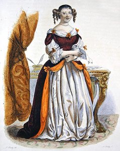 Portrett av Madame de Sevigne av Julien Leopold (after) Boilly