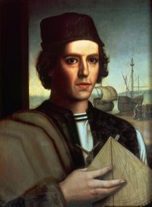 IDEELL PORTRETT AV VICENTE YANEZ PINZON - CAPITAN DE LA CARABELA LA NIÑA - 1956