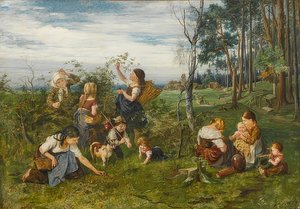 I bringebærene. 1876