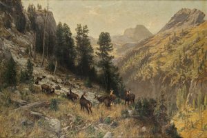 Høst i høyfjellet av Julius Arthur Thiele