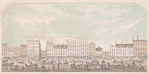 Broadway, New-York fra Canal til Grand Street, West Side, 1856.