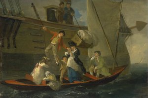 En gift sjømanns Adieu av Julius Caesar Ibbetson