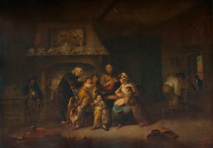 A Married Sailors Return, c1800 av Julius Caesar Ibbetson