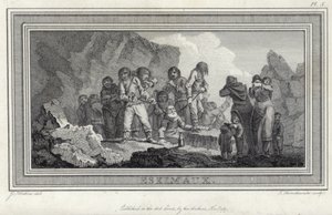 eskimoer av Julius Caesar Ibbetson