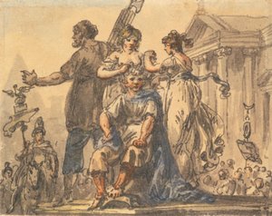 Die Bildung der Bürgerkrone av Julius Caesar Ibbetson