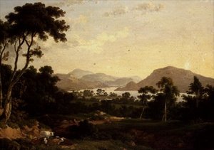 Ullswater: fra Gowbarrow Park av Julius Caesar Ibbetson