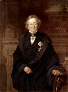 Leopold von Ranke: Portrett 1868 (olje) av Julius Friedrich Anton Schrader