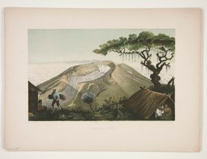 Fjell - G?d? (Mount Gede) av Julius Friedrich Tempeltey