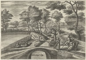 august Avgvstvs (tittel på objekt) De tolv månedene (serietittel) av Julius Goltzius