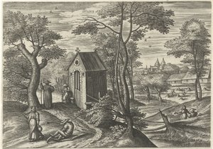 juli Ivlivs (tittel på objekt) De tolv månedene (serietittel) av Julius Goltzius