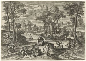 Kan Maivs (tittel på objekt) De tolv månedene (serietittel) av Julius Goltzius