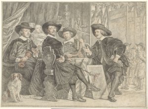 Oppsynsmennene for Handboogdoelen av Julius Henricus Quinkhard
