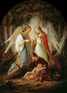 Skytsenglene, 1836. av Julius Huebner