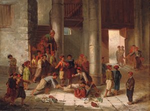 Uhygge i Skolegården av Julius Joseph Gaspard Starck