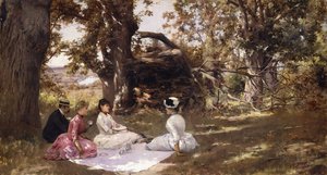 Piknik under trærne, 1896