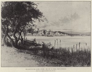 The Land of the Golden Nugget, byen Perth, Vest-Australia av Julius Mandes Price