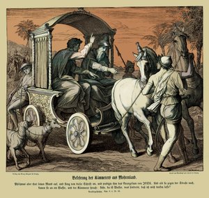 Omvendelse av kammerherren, Apostlenes gjerninger av Julius Schnorr von Carolsfeld