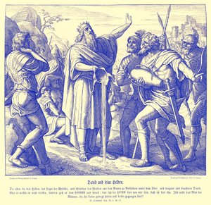 David og de tre mektene, 2. Samuel av Julius Schnorr von Carolsfeld