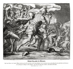 Gideons seier mot midjanittene, dommere av Julius Schnorr von Carolsfeld