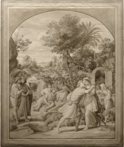Jakob og Rakel ved brønnen av Julius Schnorr von Carolsfeld